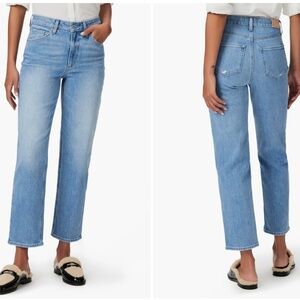 Paige Sarah High Waist Straight Leg Jeans